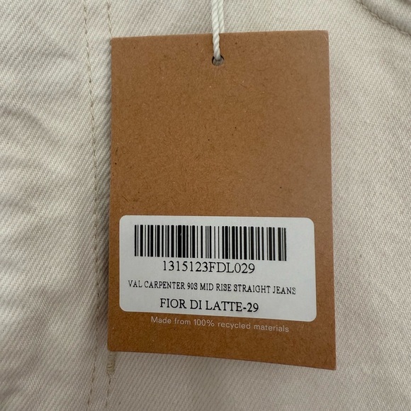 NWT Val Carpenter 90s Mid Rise Straight Jean - Picture 6 of 10
